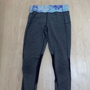 Gray and black ivivva leggings